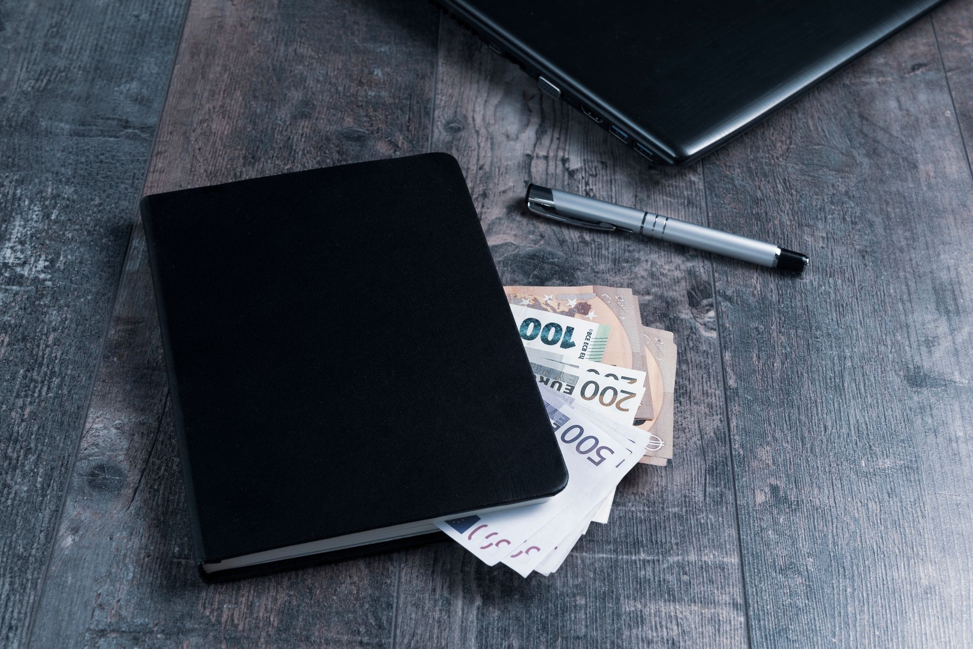 Accounting book fragment of an account device.