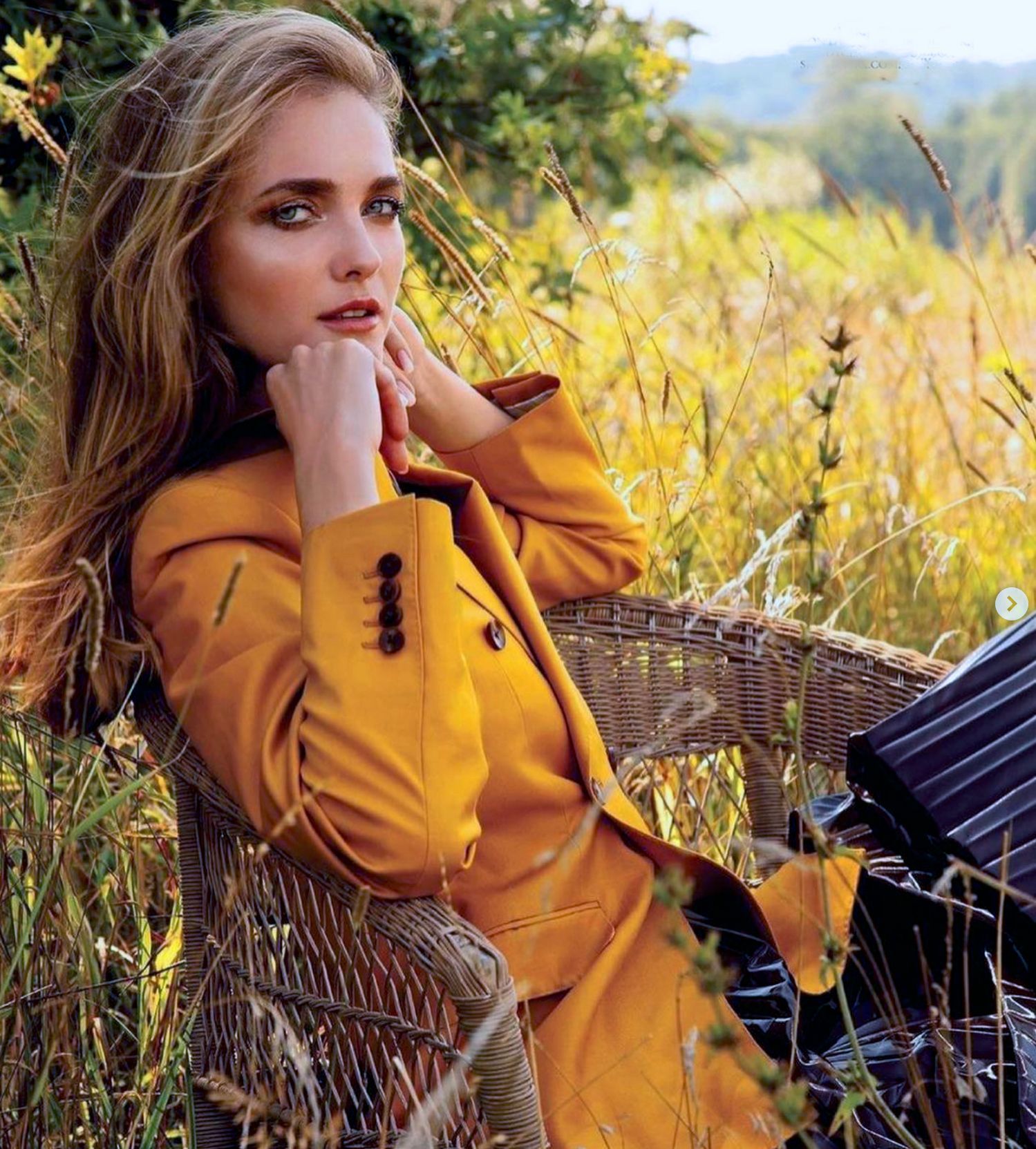 Woman Wearing a Yellow Suit