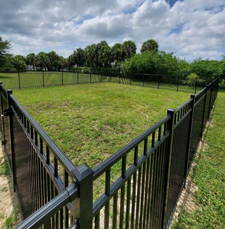 Black Aluminun Fence — Tampa, FL — Keeler Fence