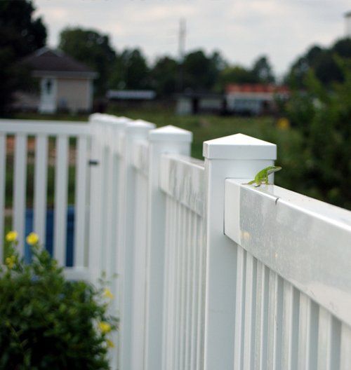 White Vinyl Fence — Tampa, FL — Keeler Fence