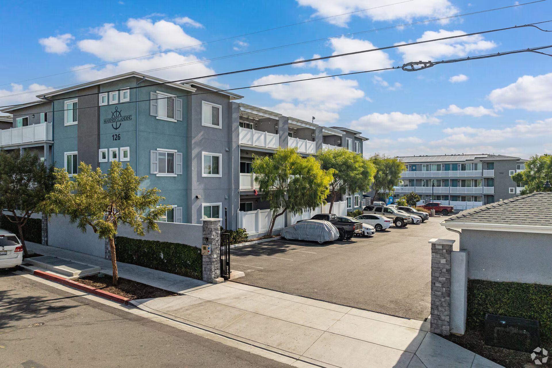 Photo showing the community entrance