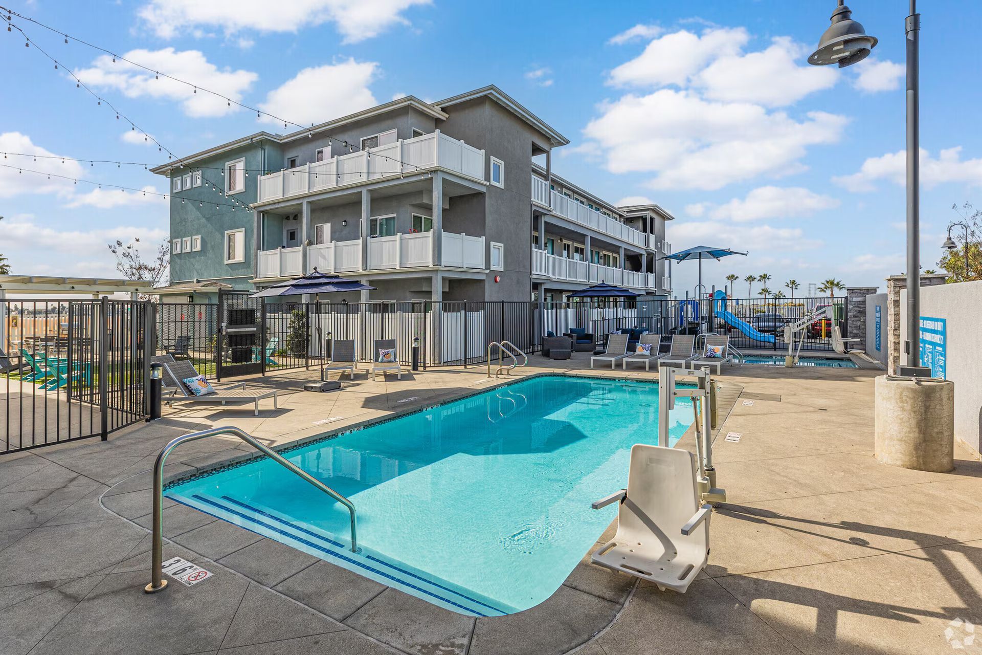 Photo showing a community pool