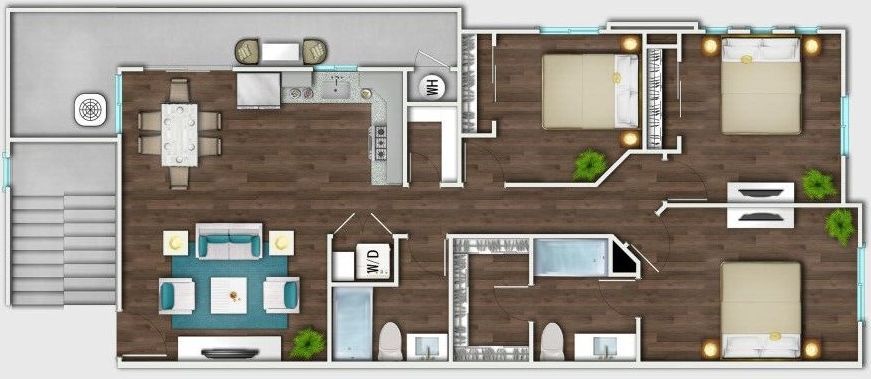 3 Bedroom Floor Plan
