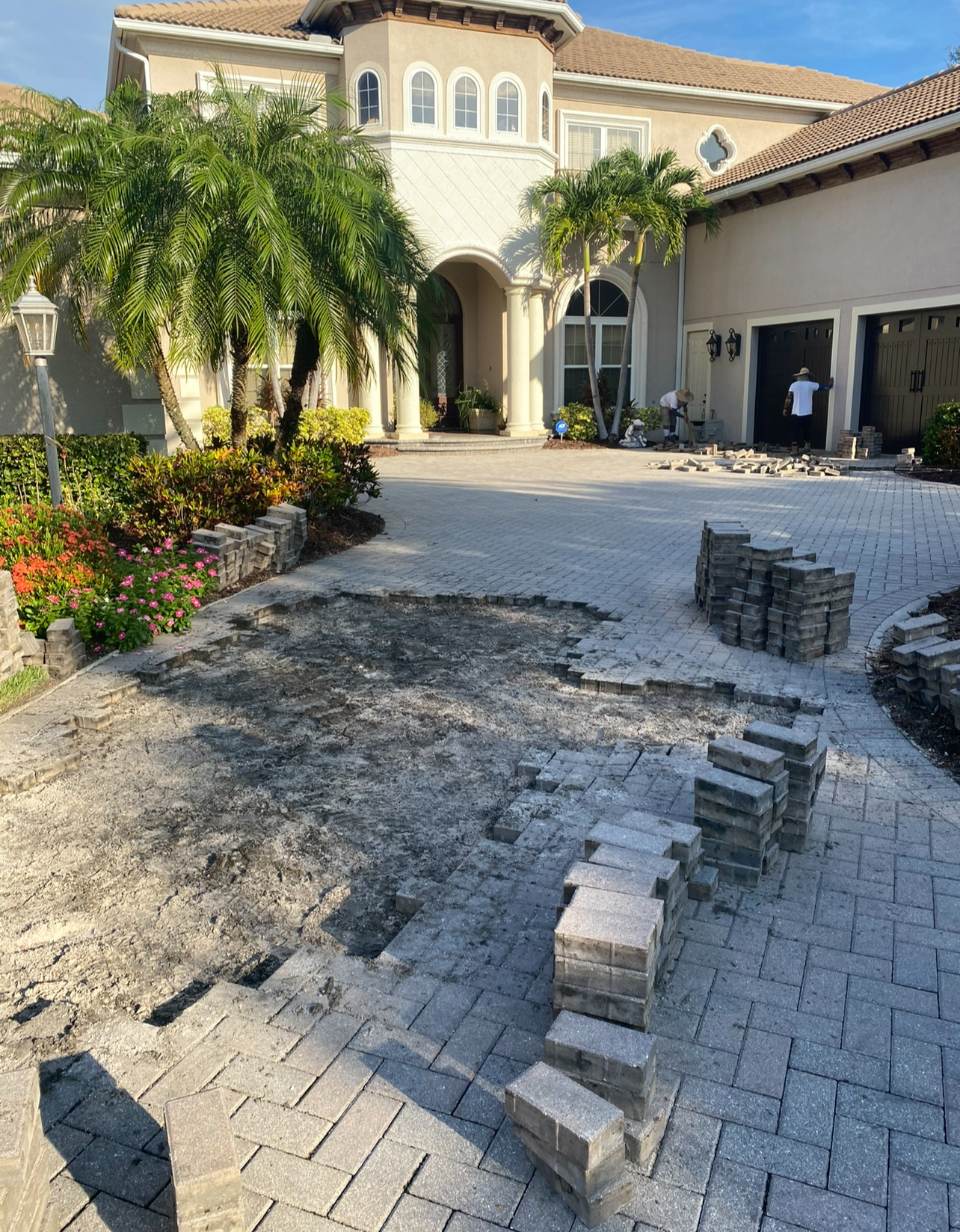 brick paver repair in lakewood ranch