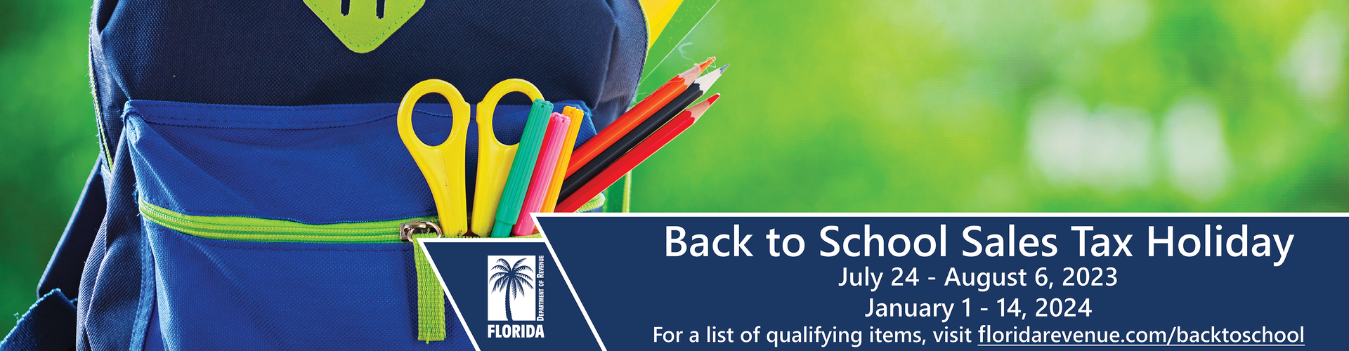 Back To School Sales Tax Holiday in FL