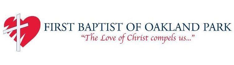 The logo for the first baptist of oakland park