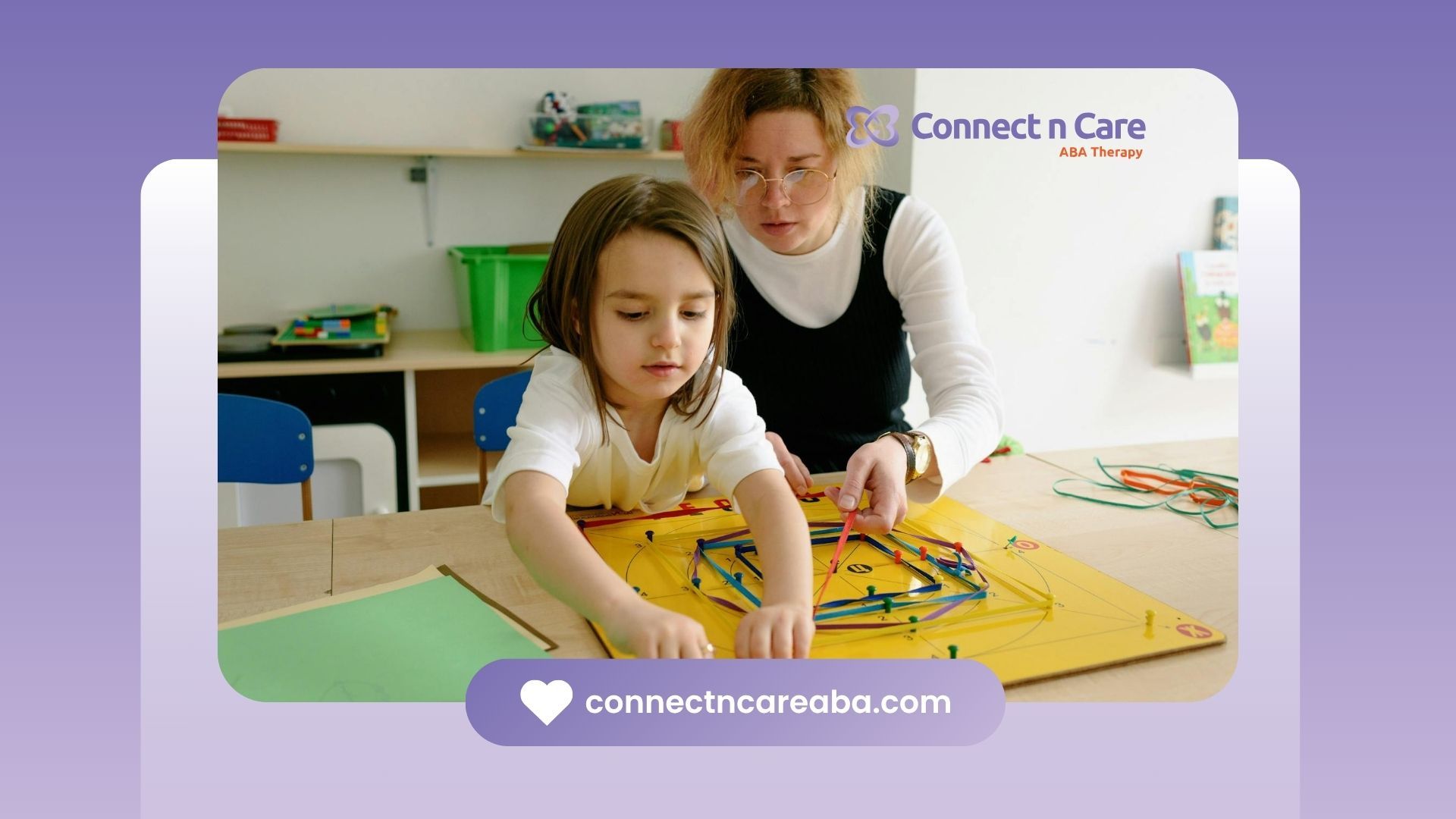 RBT engaging an autistic child in pediatric ABA therapy session with toys and activities in NC.
