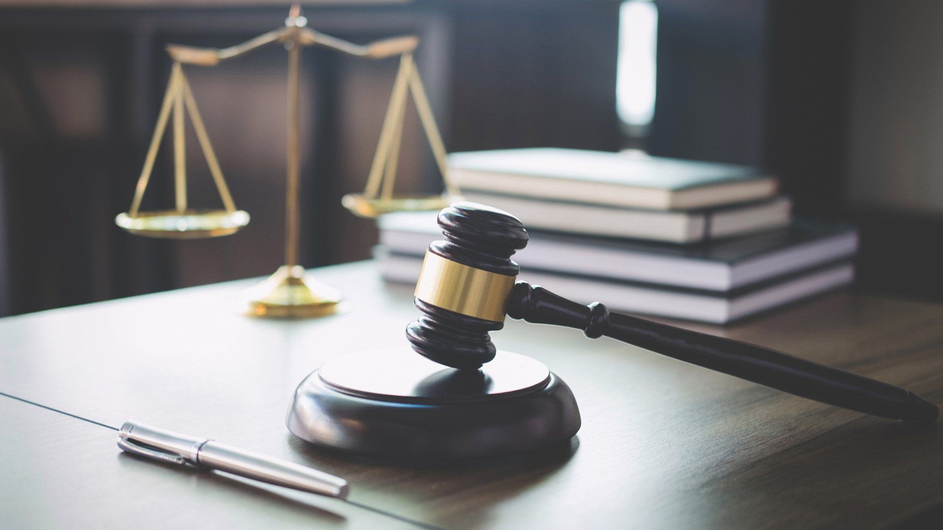 Scales of Justice and Gavel on Wooden Table — Warrendale, PA — Myers Law Group, LLC
