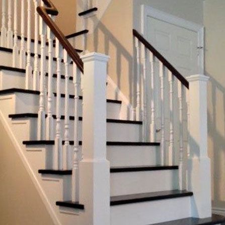 Custom staircase refinishing