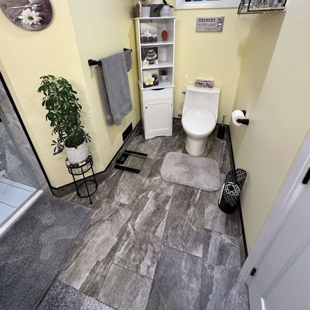 Newly renovated bathroom