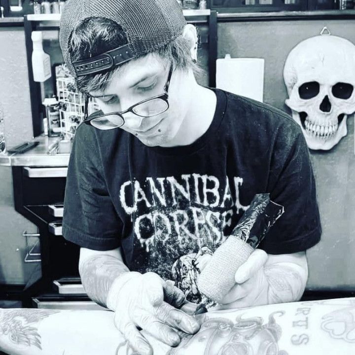 Photo of Richie. Tattoo Artist of Valkyrie Tattoo.