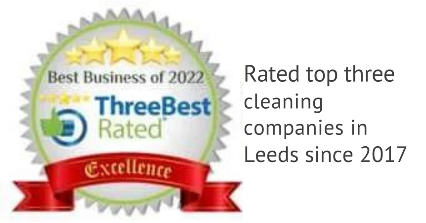 Rated Top Three Cleaning Companies in Leeds since 2017