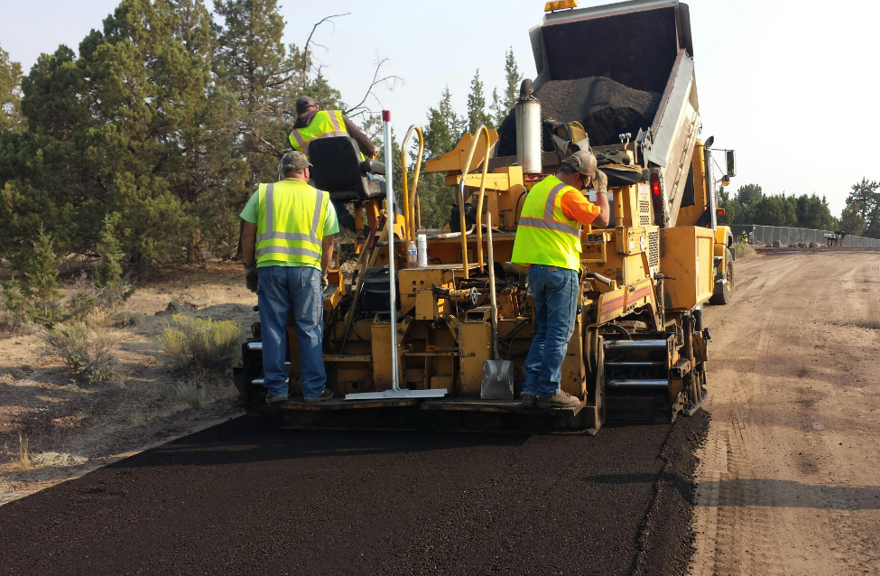 Asphalt Paving Crew