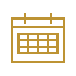 Gold calendar icon.