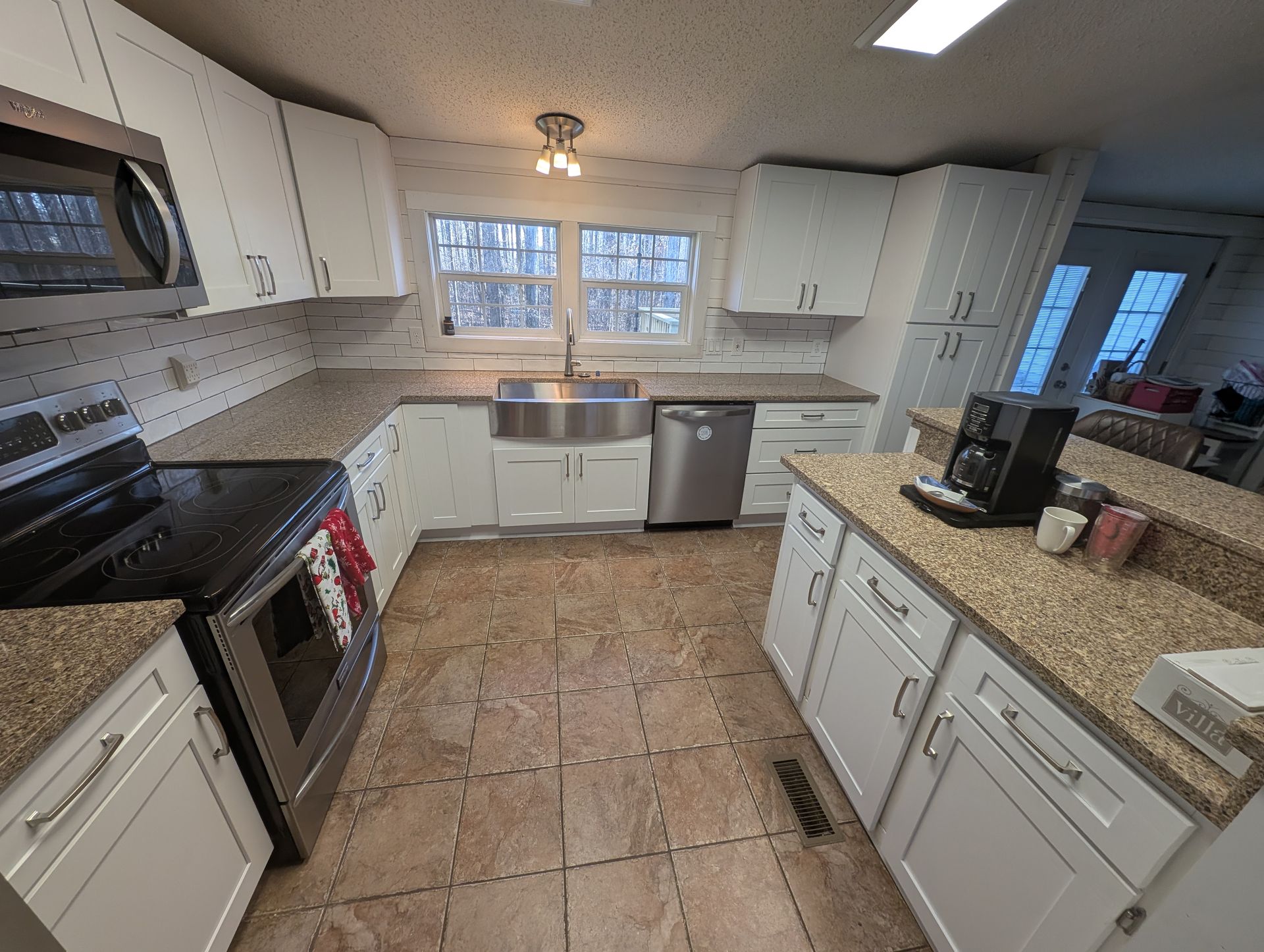 Modern kitchen renovation with custom cabinets Lexington NC