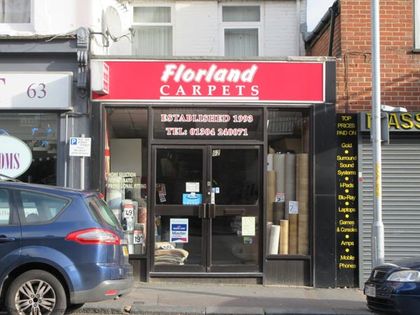 Shop front for Florland Carpets