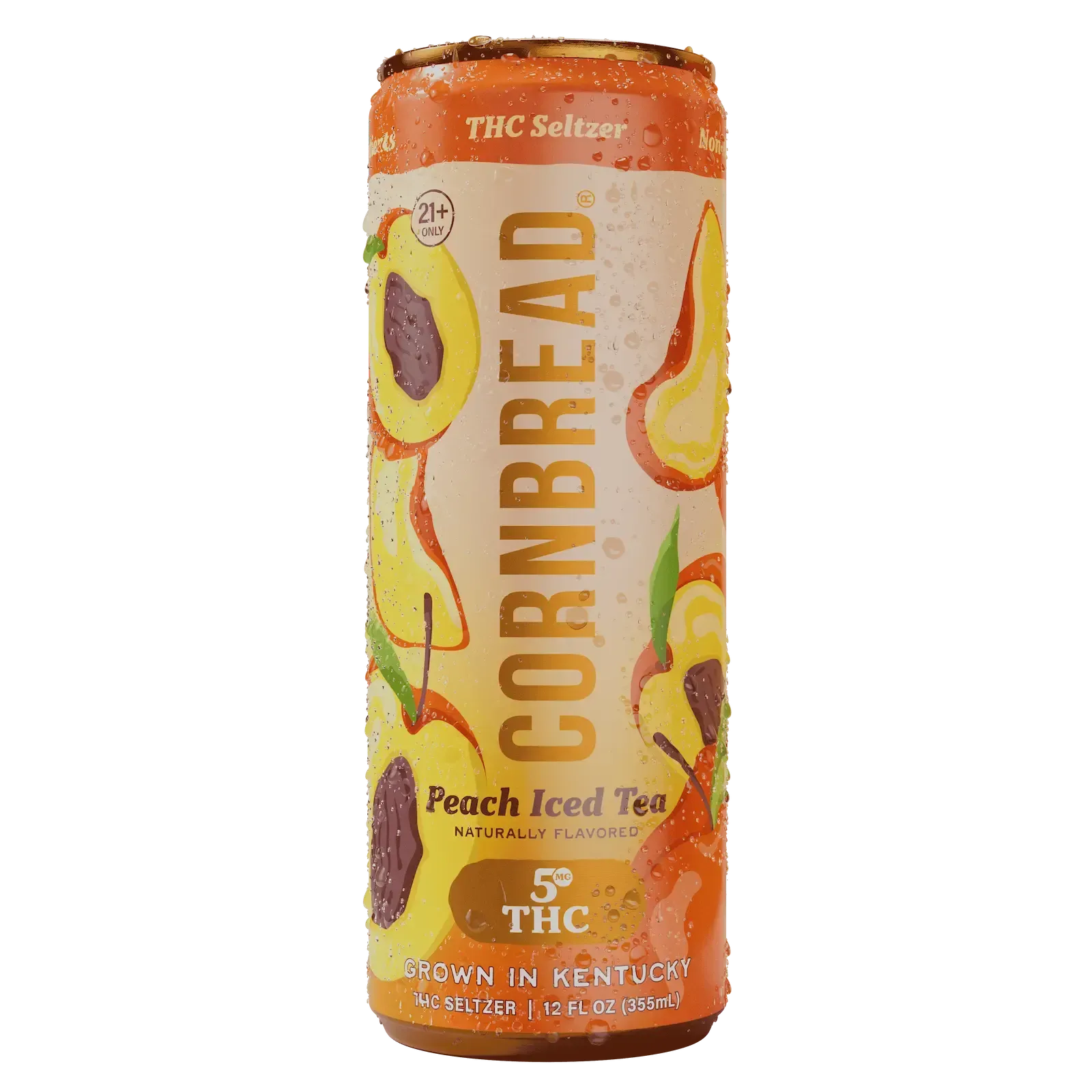 Cornbread Hemp Peach Iced Tea – 5mg