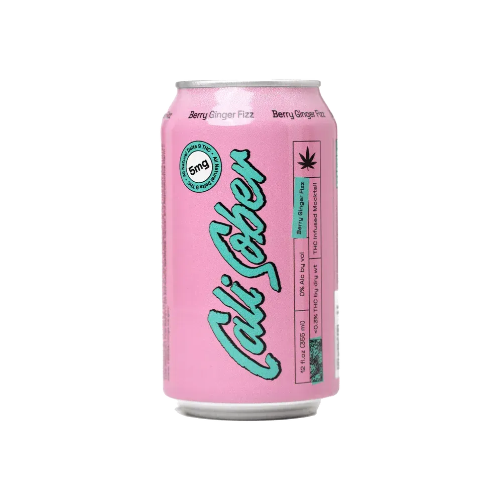 Cali Sober Berry Ginger Fizz – 5mg