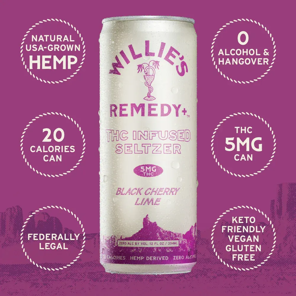 Willie's Remedy+ Black Cherry Lime – 5mg
