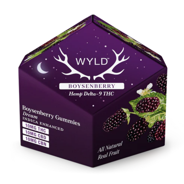 Boysenberry 1:1:1 THC CBD CBN Gummies