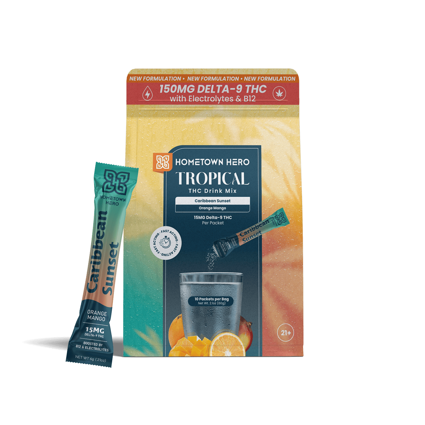 Caribbean Sunset Tropical Drink Mix
