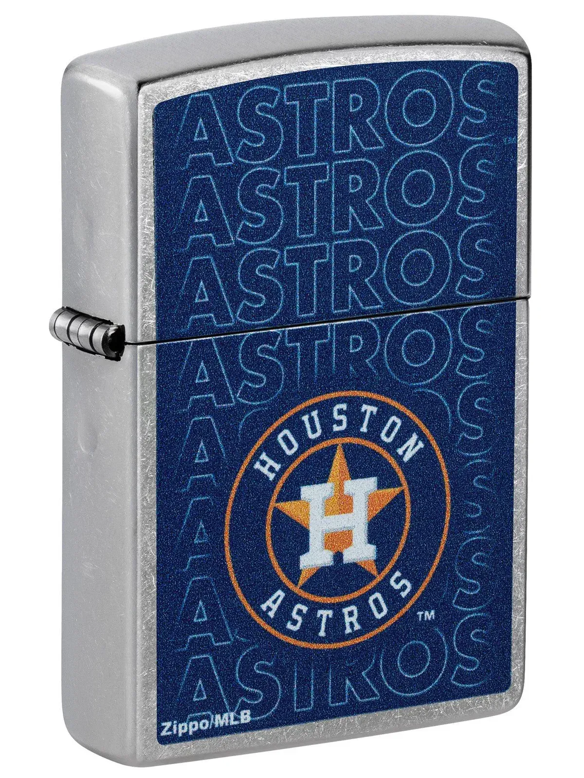 Zippo Lighter: MLB Baseball, Houston Astros - Street Chrome