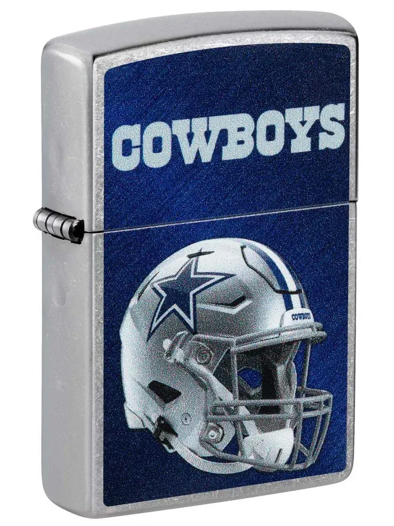 Zippo Lighter: NFL Football, Dallas Cowboys - Street Chrome