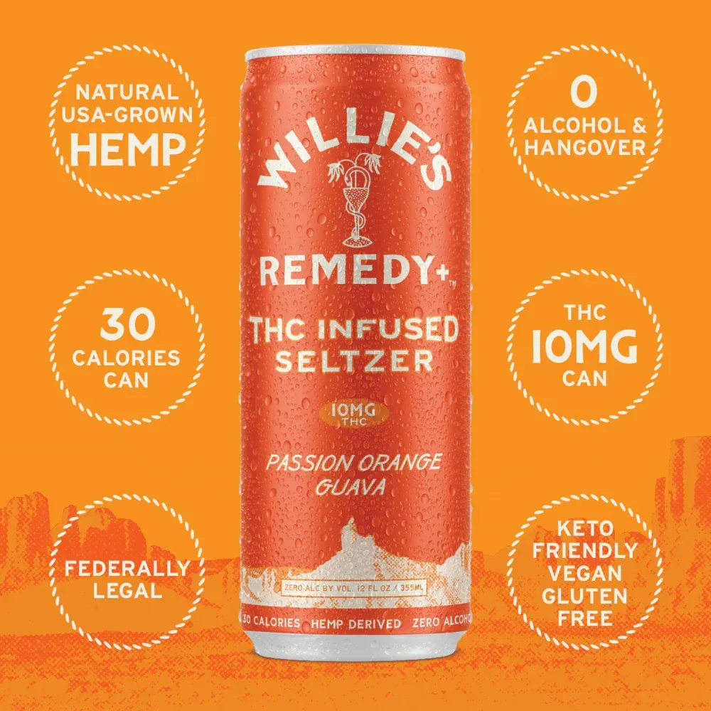 Willie's Remedy+ Passion Orange Guava – 10mg