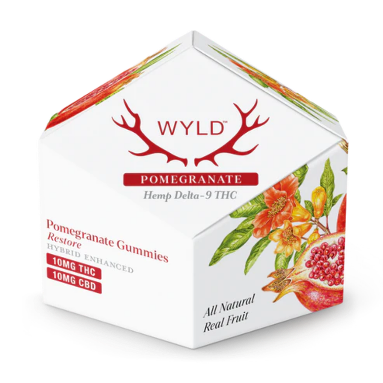 Pomegranate 1:1 THC CBD Gummies