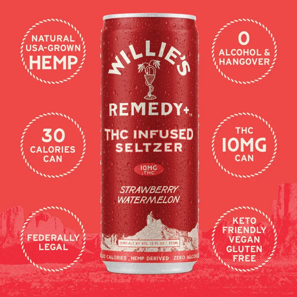 Willie's Remedy+ Strawberry Watermelon – 10mg