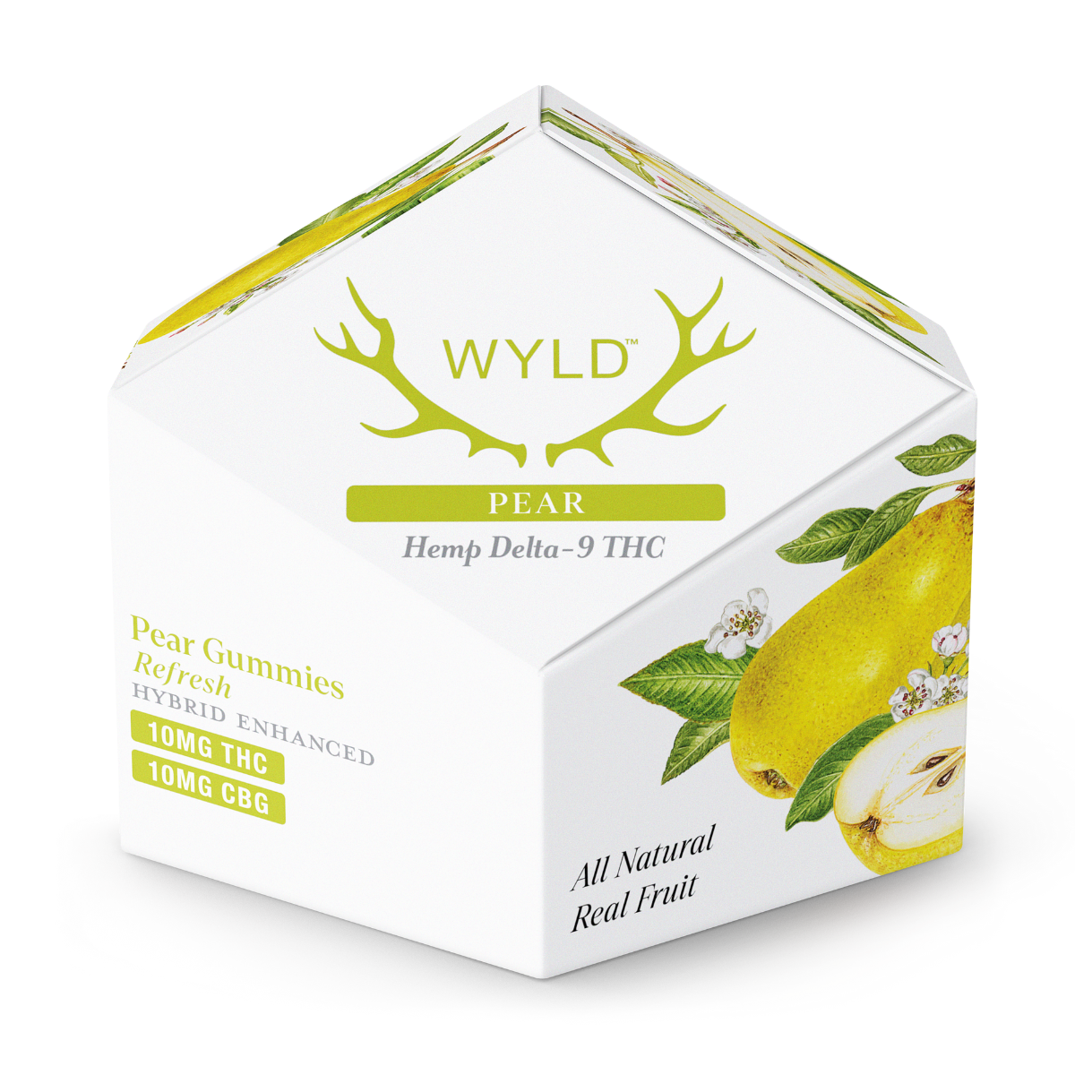 Pear 1:1 THC CBG Gummies