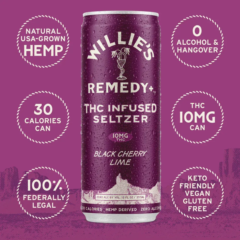 Willie's Remedy+ Black Cherry Lime – 10mg