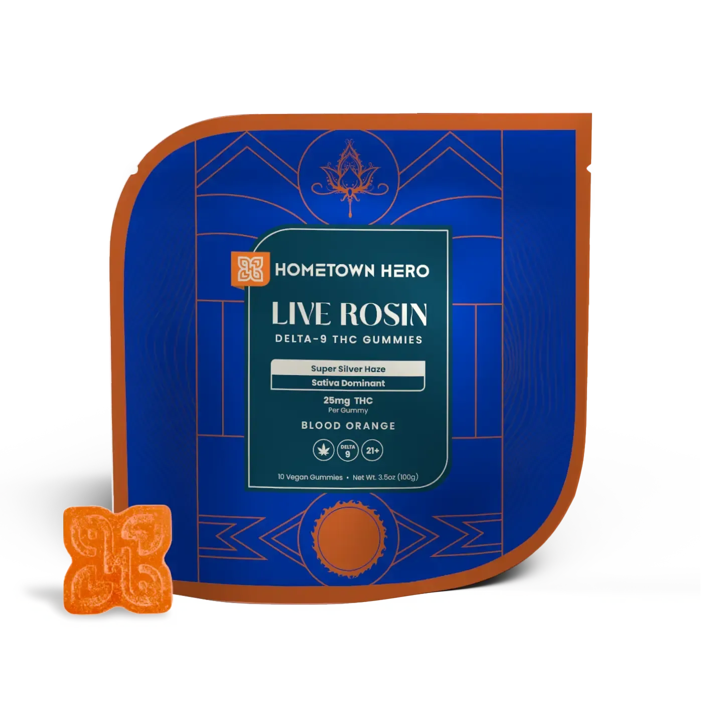 Super Silver Haze Blood Orange Live Rosin Gummies