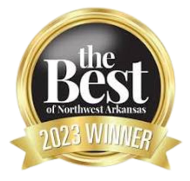 The best of northwest arkansas 2023 winner logo