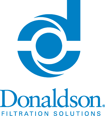 Blue Donaldson logo: stylized