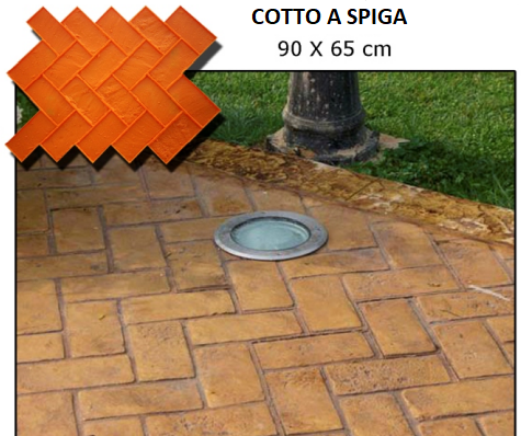 Stampi APSE Bergamo Verdello cotto spiga