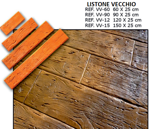 Stampi APSE Bergamo Verdello listone vecchio