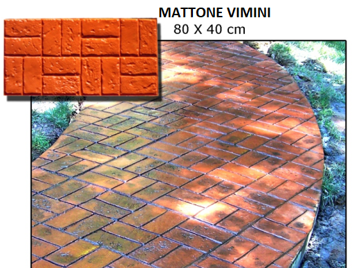 Stampi APSE Bergamo Verdello mattone vimini