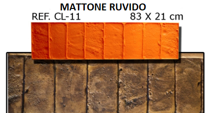 Stampi APSE Bergamo Verdello Mattone ruvido