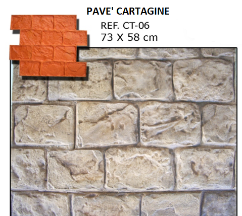 Stampi APSE Bergamo Verdello pavè Cartagine