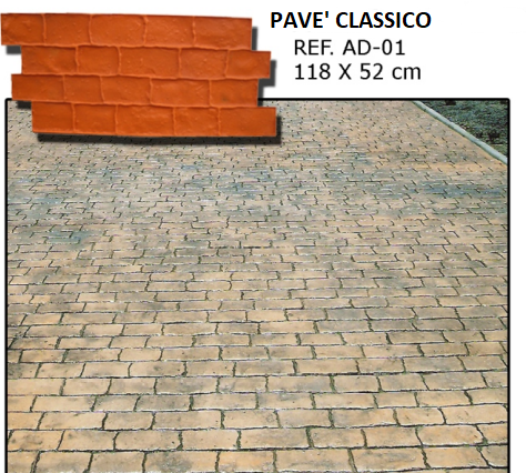 Stampi APSE Bergamo Verdello Pavè Classico