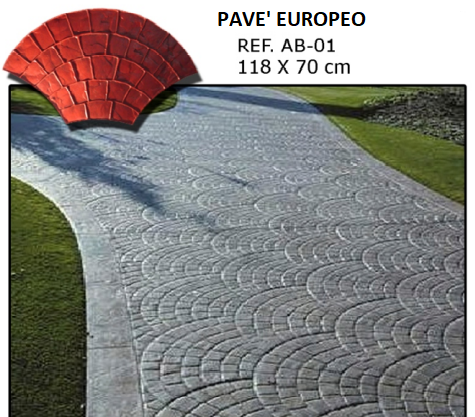 Stampi APSE Bergamo Verdello pavè europeo