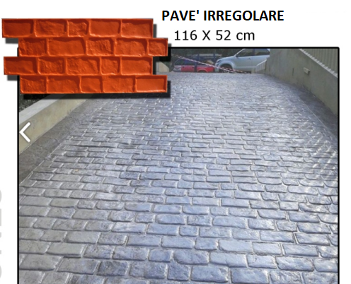 Stampi APSE Bergamo Verdello pavè irregolare