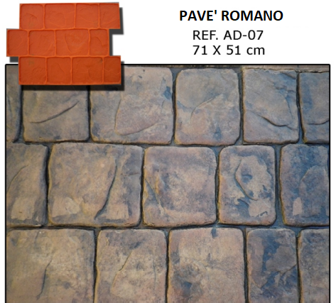 Stampi APSE Bergamo Verdello pavè Romano