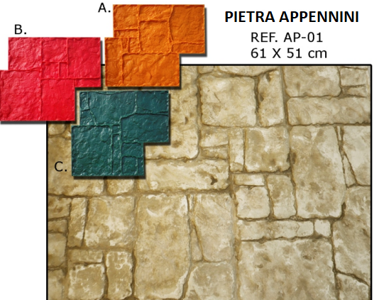 Stampi APSE Bergamo Verdello pietra appennini