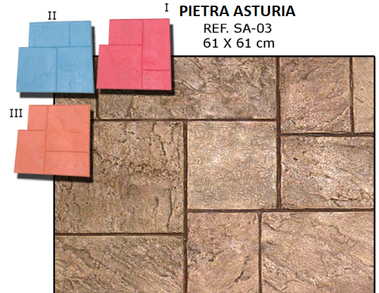 Stampi APSE Bergamo Verdello pietra Asturia