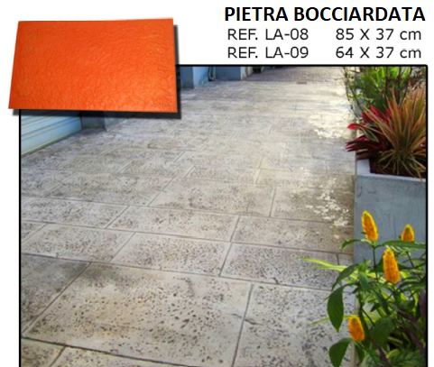 Stampi APSE Bergamo Verdello pietra Bocciarda