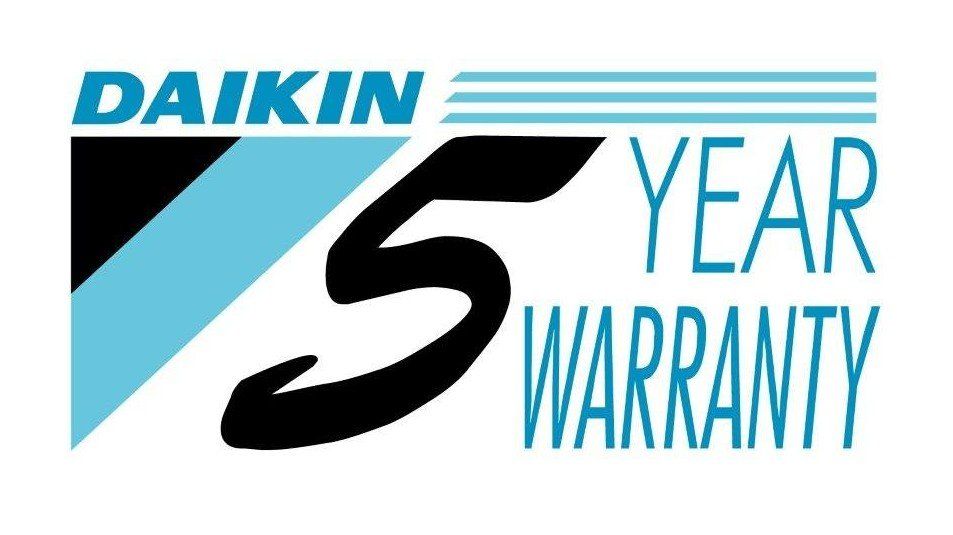 daikin 5 year warranty