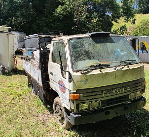 Truck Loaded With Scraps — Scrap Metal In Tweed Heads, NSW
