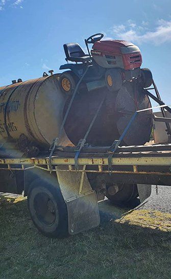 Mower On Truck — Scrap Metal In Tweed Heads, NSW